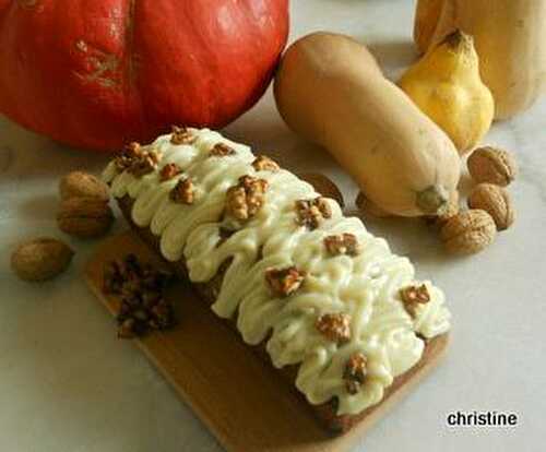 Butternut cake épices et noix -   le blog culinaire pause-nature 
