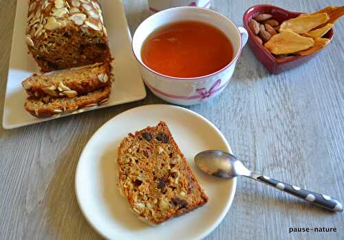 Carrot cake amandes-miel et chocolat