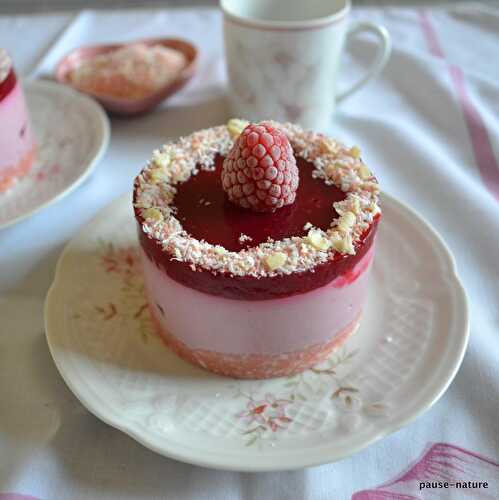 Cheesecake tout rose aux framboises