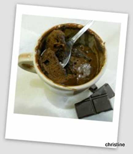 Coffee mug cake