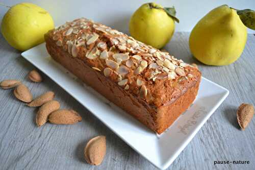 Coing cake amandes et gingembre