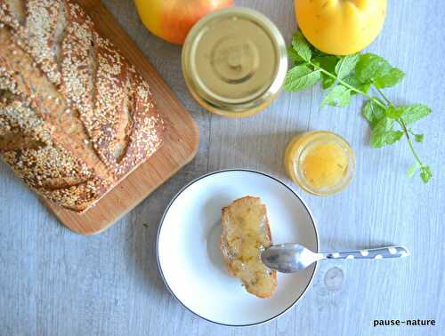 Confiture pommes-menthe