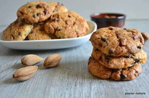 Cookies chocolat- amandes caramélisées