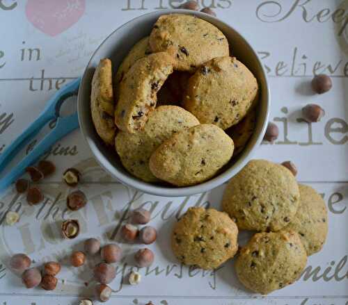 Cookies noisettes-chocolat