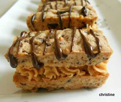 Cookies-sandwich chocolat-beurre de cacahuètes "Battle food #18"