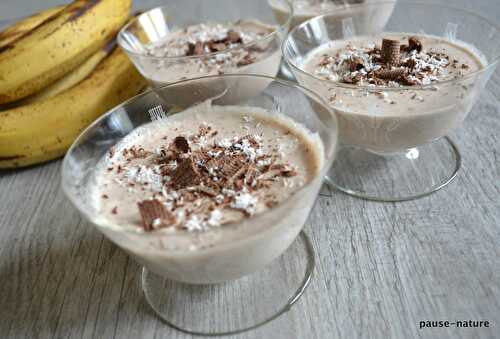 Crème à la banane-coco-citron vert