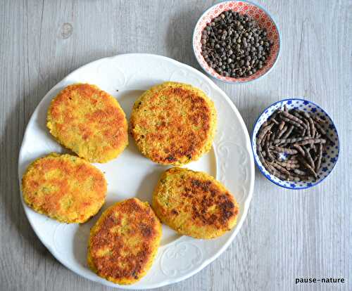 Croquettes de légumes aux 2 poivres