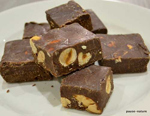 Fudge amandes-noisettes