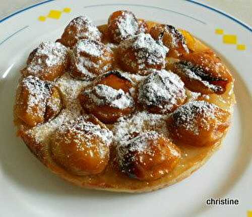 Galette soyeuse aux mirabelles