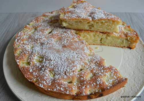 Gâteau à la rhubarbe (pour utiliser les blancs d'oeufs)