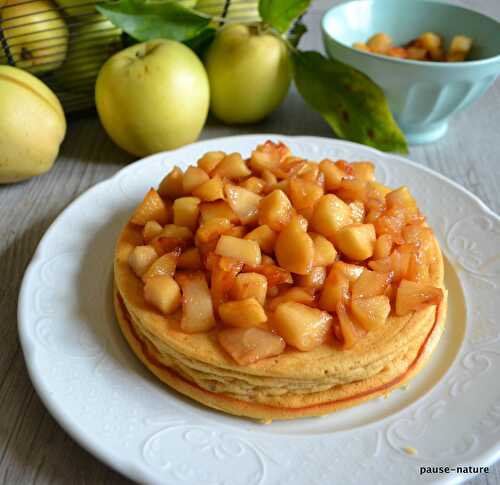 Gâteau au fromage aux pommes