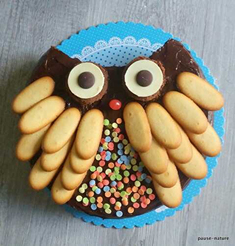 Gâteau Hibou