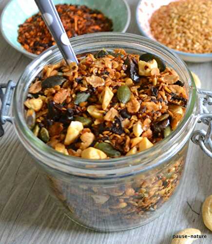 Granola salé au Niora