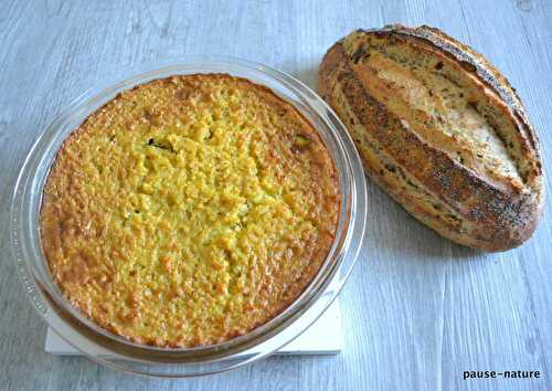 Gratin de boulgour et courgettes