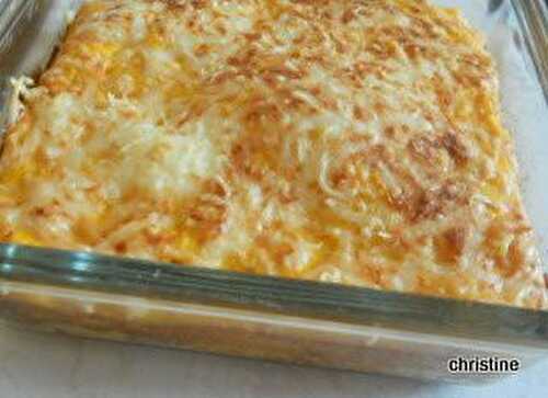 Gratin de butternut-ricotta