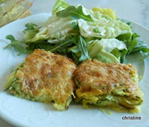 Gratin de courgette au boursault