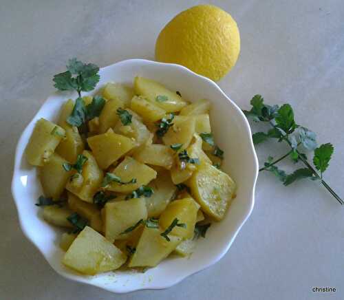 Jeera Aloo (pommes de terre au cumin)