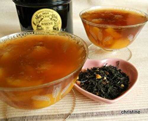 Mangue en gelée de thé amandes-épices douces -   le blog culinaire pause-nature 