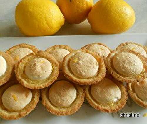 Mini-tartelettes au citron meringuées