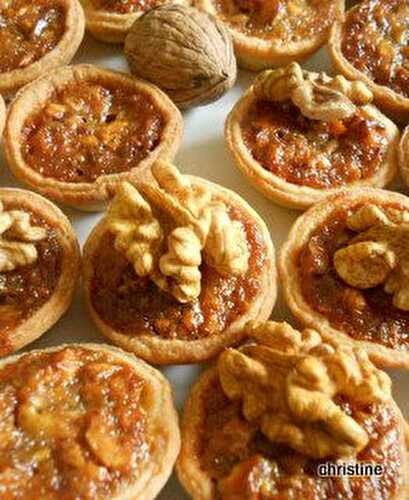 Mini-tartelettes aux noix