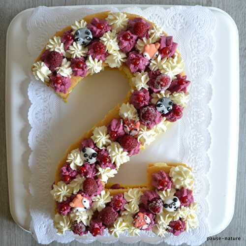 Mon premier number cake