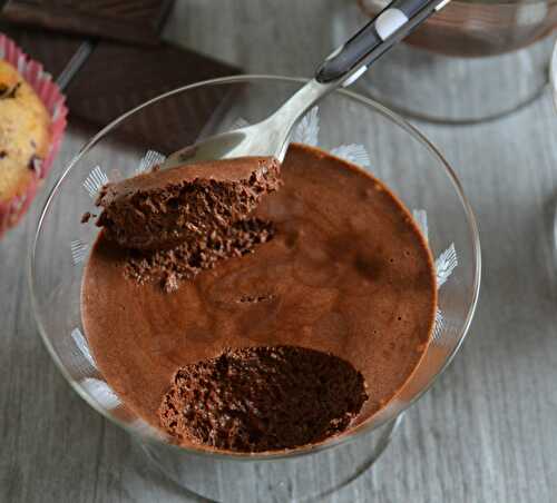 Mousse au chocolat (sans oeuf)