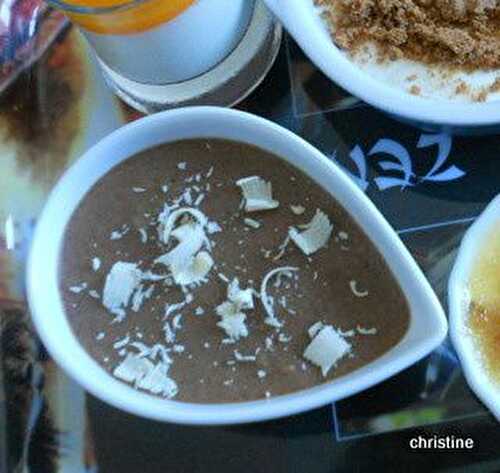Mousse chocolat au lait (3ème recette de mes plateaux des desserts)