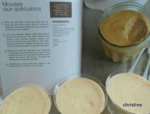 Mousse de spéculoos