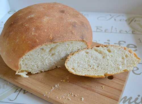 Pain de mie boule au levain