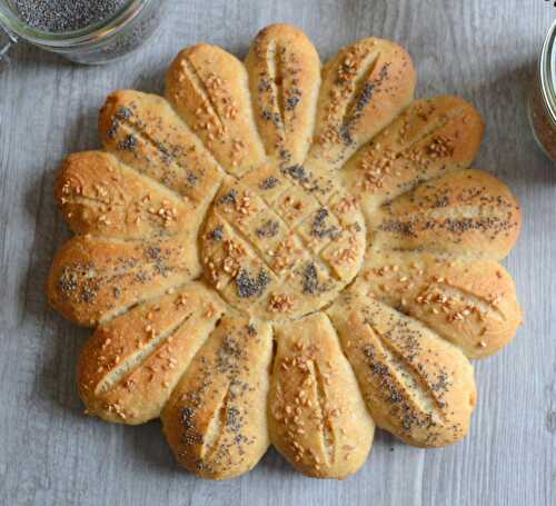 Pain fleur au levain à la farine de maïs