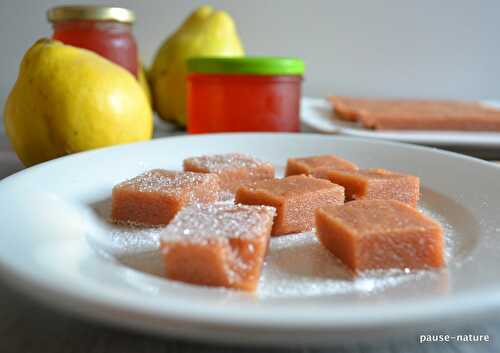 Pâte de coings pas trop sucrée de Valérie