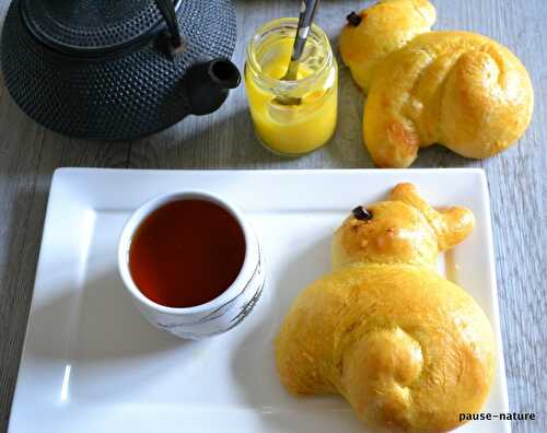 Petites brioches presque Lapin à la crème de citron