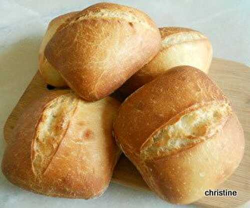 Petits pains ciabatta