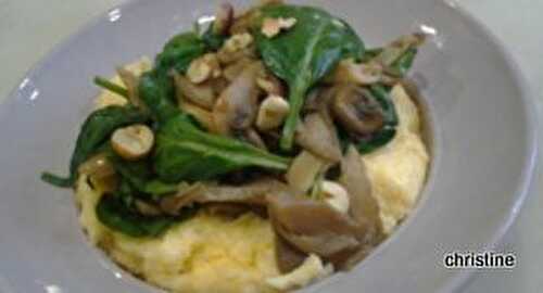 Polenta aux champignons