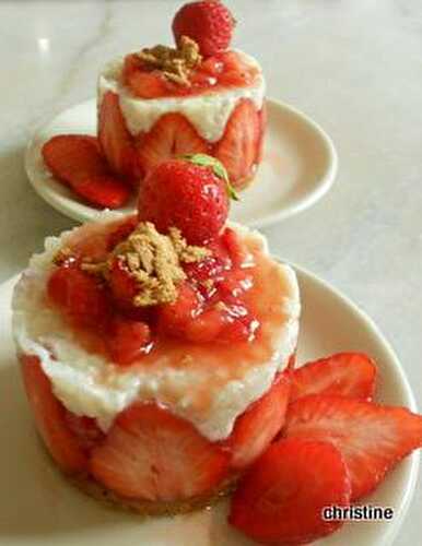 Riz au lait aux fraises