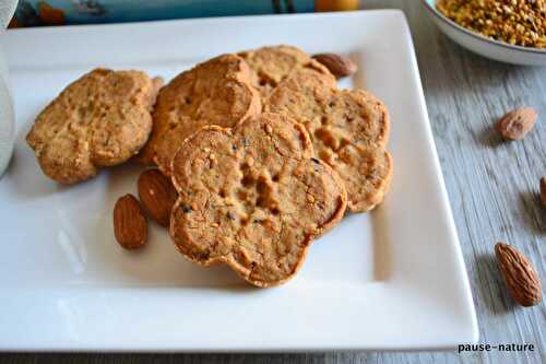 Sablés amandes et sésame caramélisé