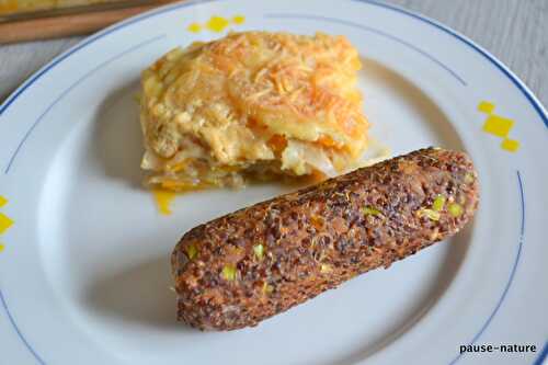 Saucisses de haricots rouges-quinoa