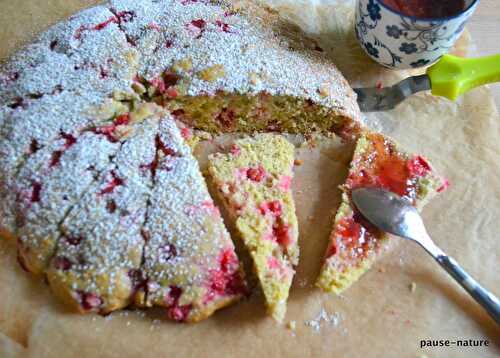 Scones aux groseilles