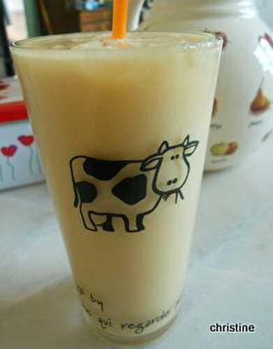 Smoothie au melon jaune