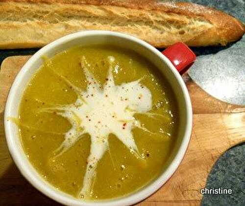 Soupe aux brocolis (soupe anti-gaspi) -   le blog culinaire pause-nature 