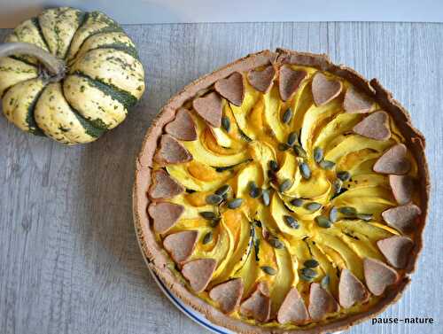 Tarte aux deux courges