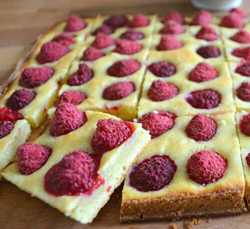 Tarte aux framboises très facile