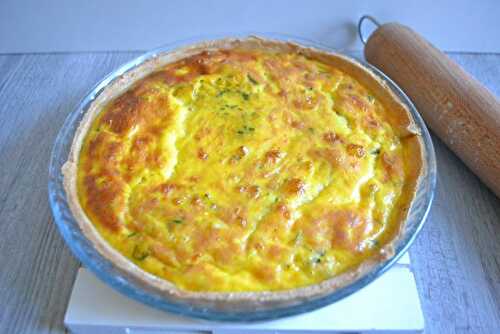 Tarte aux lentilles corail et au curry de légumes