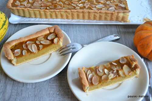 Tarte sucrée à la courge melonnette et aux épices