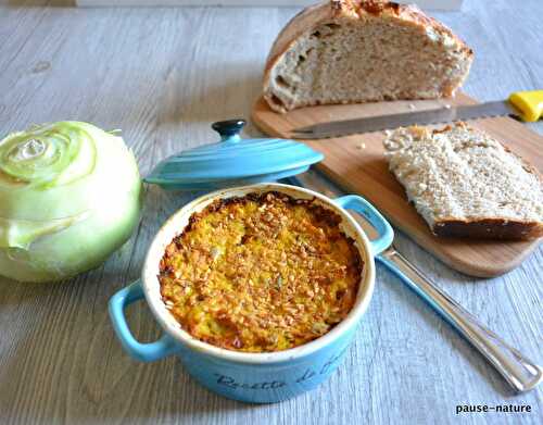 Terrine de choux rave-pomme de terre