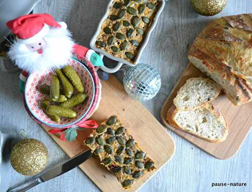 Terrine de Noël végétarienne aux légumes et marrons