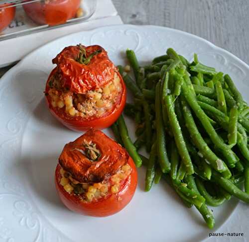 Tomates farcies végétariennes