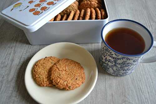 Biscuits flocons d'avoine, pépites de chocolat