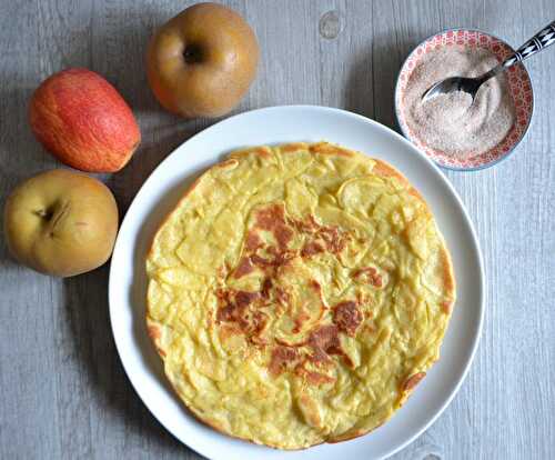 Apfel Eierküche (crêpe alsacienne aux pommes)