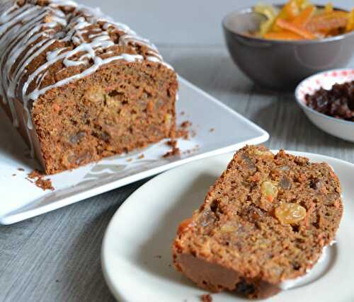 Carrot cake aux épices et écorces d'agrumes confites